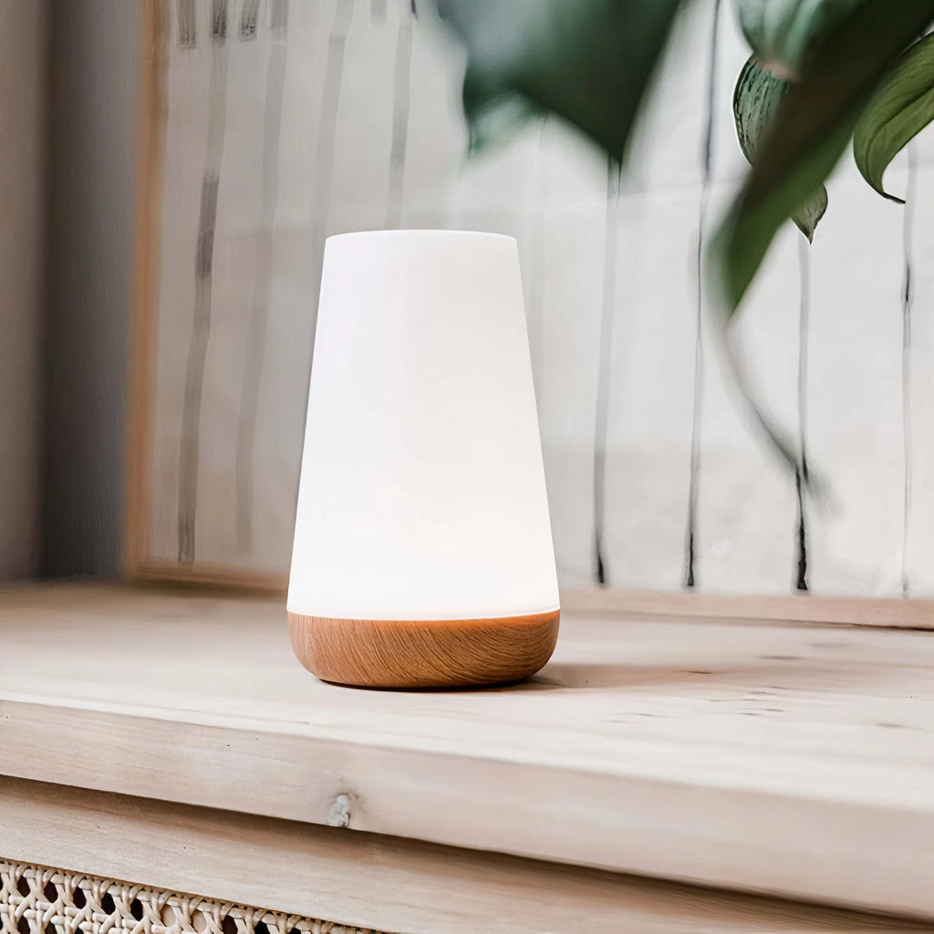 Vnitřní Noční LED Stolní Lampa | Bílá Moderní Dotyková Design