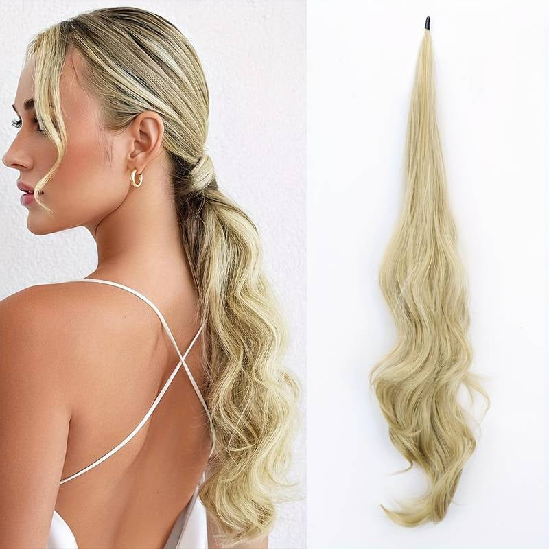 Flexibele Wrap-Around Paardenstaart Voor Lang, Vol Haar - Selena