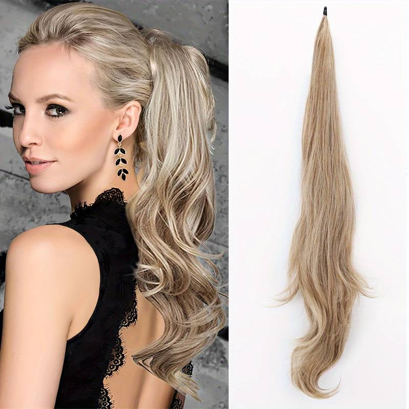 Flexibele Wrap-Around Paardenstaart Voor Lang, Vol Haar - Selena