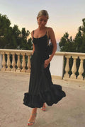 Women’S Ruffle Hem Midi Dress – Playful Movement & Evening Grace
