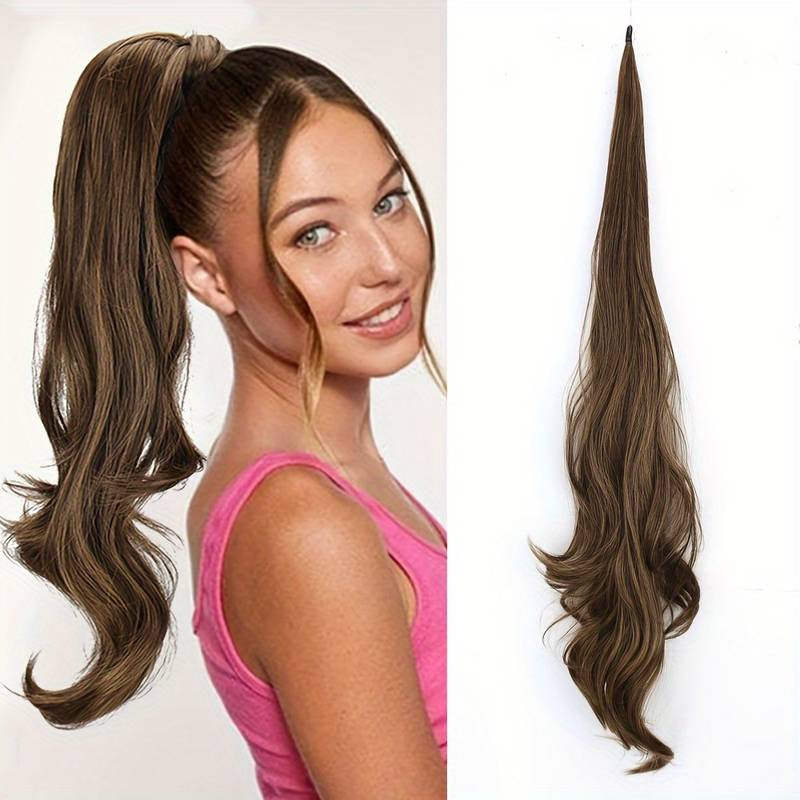 Flexibele Wrap-Around Paardenstaart Voor Lang, Vol Haar - Selena