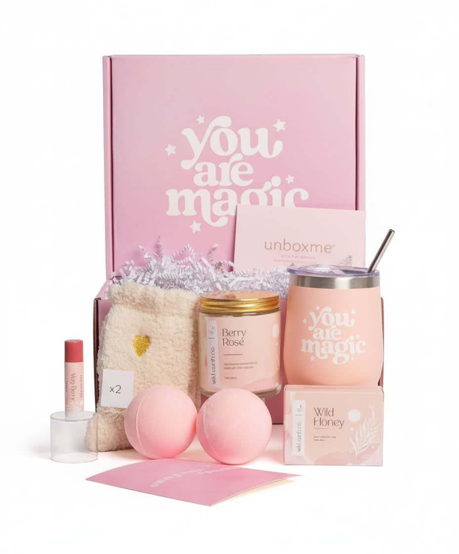  Coffret cadeau femme anniversaire mug bougie bombes de bain