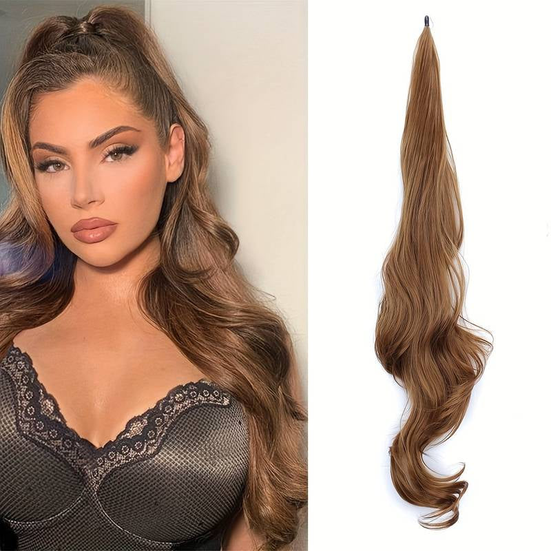 Flexibele Wrap-Around Paardenstaart Voor Lang, Vol Haar - Selena