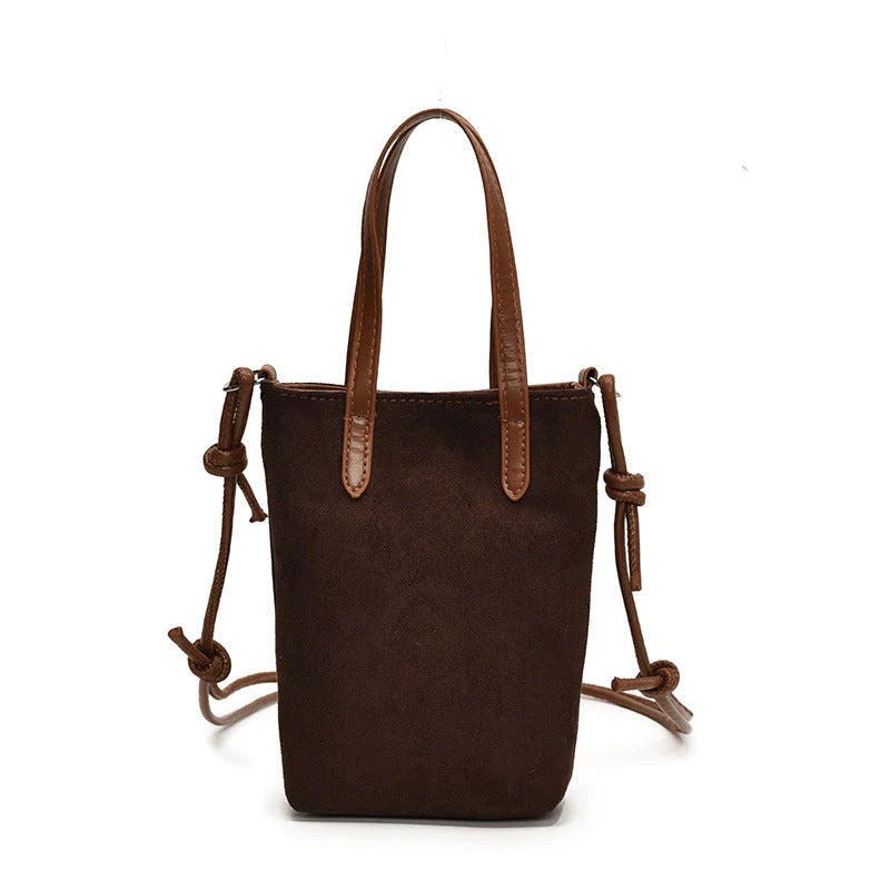 Women'S Crossbody Bag Autumn and Winter Retro Leopard Print Shoulder Bag Anime New Versatile Suede Phone Bag